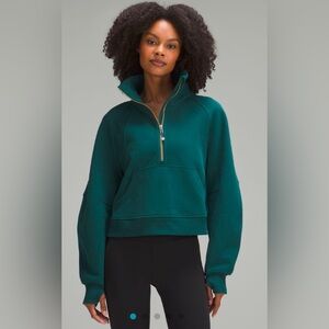 Scuba Oversized Funnel Neck Half Zip *Gold Zip
Storm Teal size:M/L retails $118